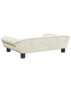 Divano per Bambini Crema 70x45x26 cm in Velluto