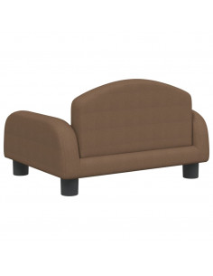 Divano per Bambini Marrone 50x40x30 cm in Tessuto