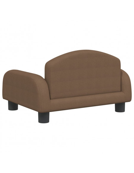 Divano per Bambini Marrone 50x40x30 cm in Tessuto