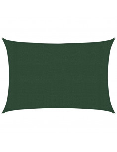 Vela Parasole 160 g/m² Verde Scuro 3x4,5 m in HDPE 2