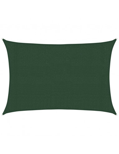 Vela Parasole 160 g/m² Verde Scuro 3x4,5 m in HDPE