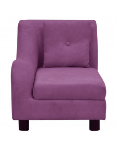 Divano per Cani con Cuscino Borgogna 83x44x44 cm in Peluche