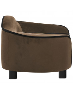 Divano per Cani Marrone 67x47x36 cm in Peluche
