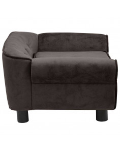 Divano per Cani Marrone 72x45x30 cm in Peluche