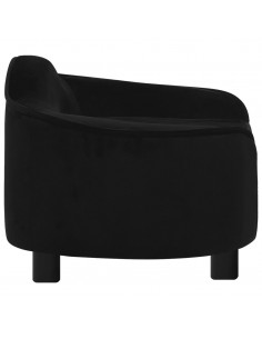 Divano per Cani Nero 67x47x36 cm in Peluche