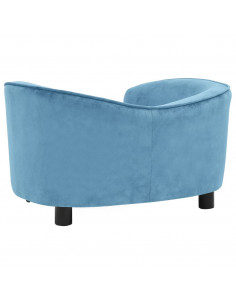 Divano per Cani Turchese 69x49x40 cm in Peluche