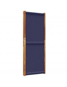 Divisorio a 3 Pannelli Blu Scuro 210x180 cm