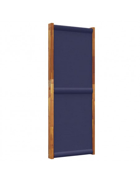 Divisorio a 3 Pannelli Blu Scuro 210x180 cm