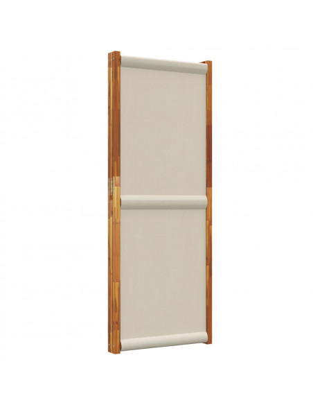 Divisorio a 3 Pannelli Grigio Chiaro 210x180 cm