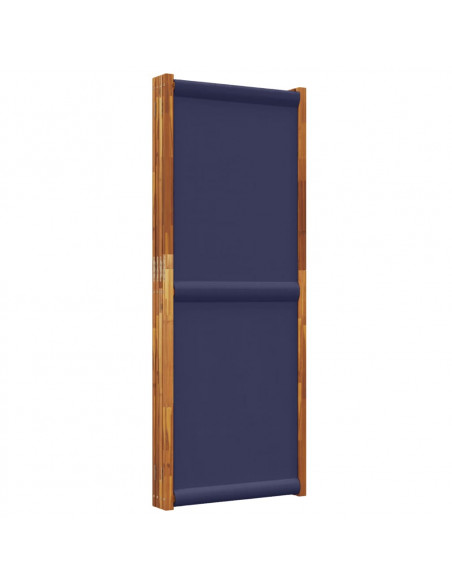 Divisorio a 4 Pannelli Blu Scuro 280x180 cm