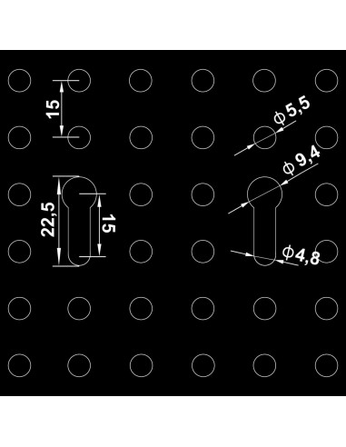 Banco da Lavoro con 4 Pannelli a Parete