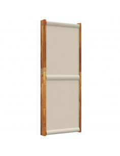 Divisorio a 4 Pannelli Grigio Chiaro 280x180 cm