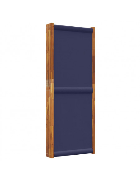 Divisorio a 5 Pannelli Blu Scuro 350x180 cm