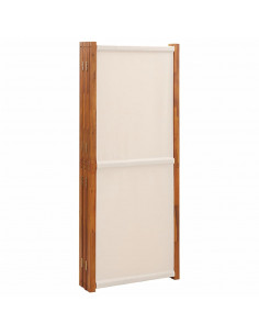 Divisorio a 6 Pannelli Bianco Crema 420x180 cm