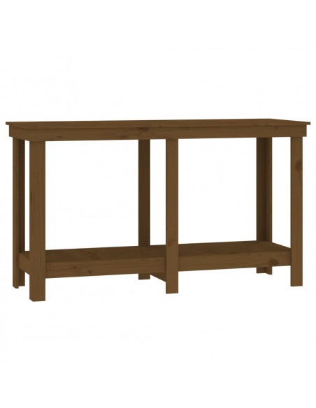Banco da Lavoro Miele 140x50x80 cm in Legno Massello di Pino