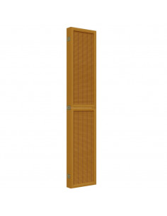 Divisorio Ambienti 6 Pannelli Marrone Legno Massello Paulownia