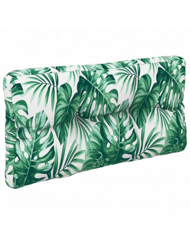 Cuscini per Pallet 2 pz Motivo a Foglie Tessuto