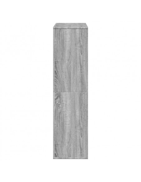 Divisorio Stanza Grigio Sonoma 100x33x125,5 cm in Truciolato