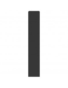 Divisorio Stanza Nero 100x33x187,5 cm in Truciolato