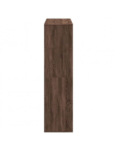 Divisorio Stanza Rovere Marrone 100x33x125,5 cm in Truciolato