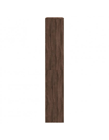 Divisorio Stanza Rovere Marrone 100x33x187,5 cm in Truciolato
