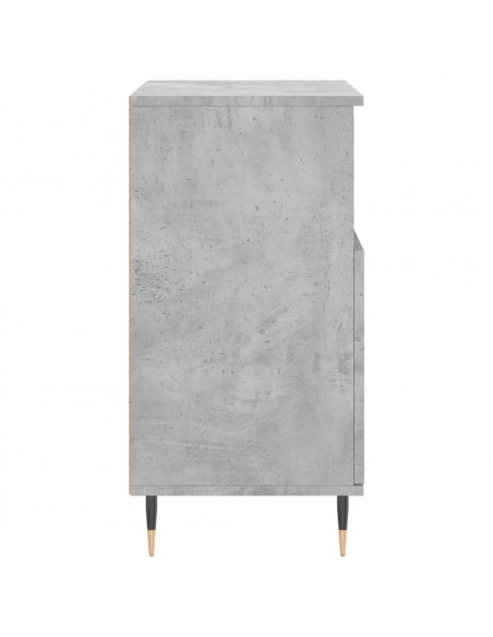 Credenze 3 pz Grigio Cemento in Legno Multistrato