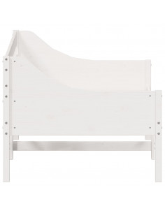 Dormeuse Bianca 90x190 cm in Legno Massello di Pino