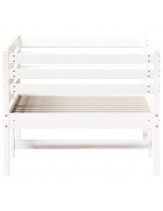 Dormeuse Bianca 90x190 cm in Legno Massello di Pino