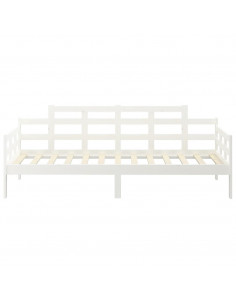 Dormeuse Bianca in Legno Massello di Pino 80x200 cm