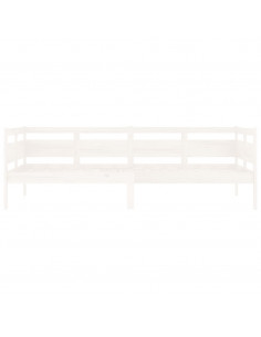 Dormeuse Bianca in Legno Massello di Pino 90x200 cm