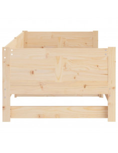 Dormeuse Estraibile in Legno Massello di Pino 2x(80x200) cm