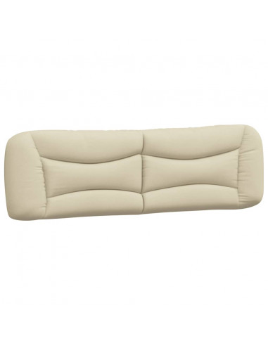 Cuscino Testiera Crema 180 cm in Tessuto
