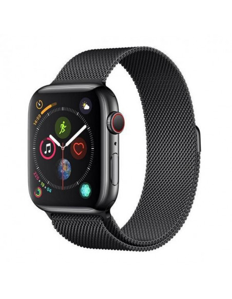Devia 325083BK MILANESE LOOP 44MM SBLK Band Nero Acciaio inossidabile