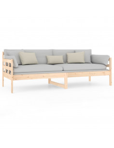 Dormeuse in Legno Massello di Pino 80x200 cm