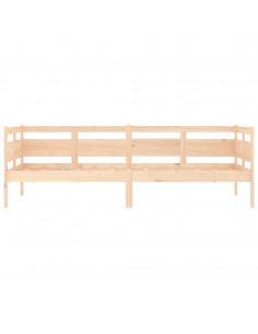 Dormeuse in Legno Massello di Pino 80x200 cm