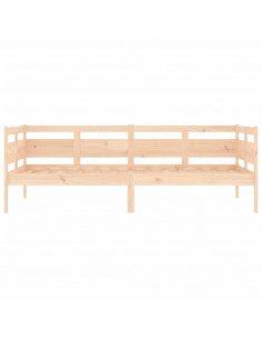 Dormeuse in Legno Massello di Pino 90x190 cm