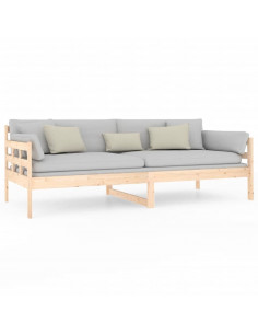 Dormeuse in Legno Massello di Pino 90x200 cm