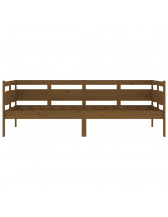 Dormeuse Miele in Legno Massello di Pino 90x190 cm