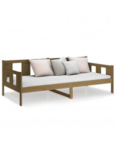 Dormeuse Miele in Legno Massello di Pino 90x200 cm