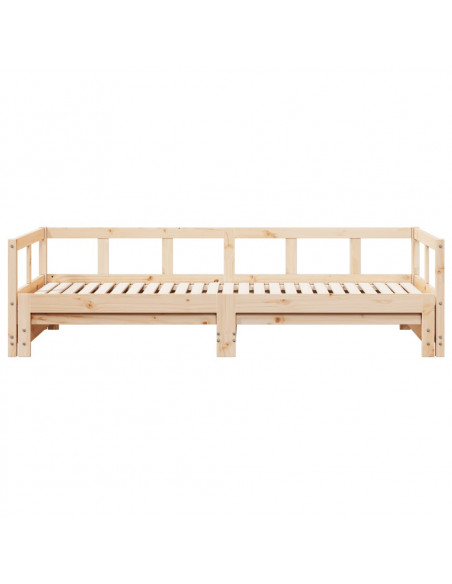 Dormeuse senza Materasso 80x200 cm in Legno Massello di Pino