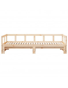 Dormeuse senza Materasso 90x200 cm in Legno Massello di Pino
