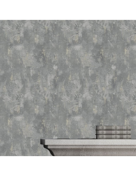 DUTCH WALLCOVERINGS Carta da Parati Motivo Calcestruzzo Grigio TP1008