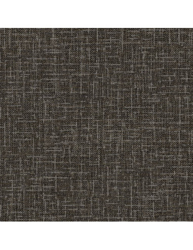DUTCH WALLCOVERINGS Carta da Parati Motivo Tessuto Nero