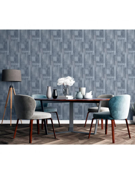 DUTCH WALLCOVERINGS Carta da Parati Wood in Grigio