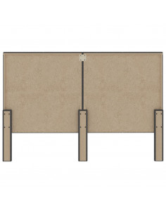 Testiera Letto Grigio Scuro in Tessuto 140x200 cm