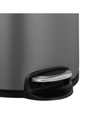 EKO Pattumiera a Pedale Serene 30 L Platino
