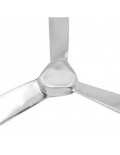 Elica Montaggio a Muro Alluminio 70 cm Argento