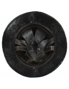 Elmo da Cavaliere Medievale Antico LARP in Acciaio Argento