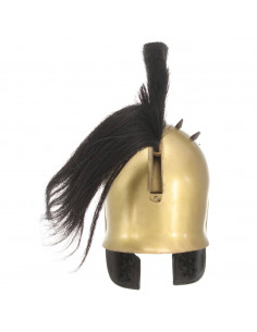 Elmo da Guerriero Greco Antico per LARP in Acciaio Ottone