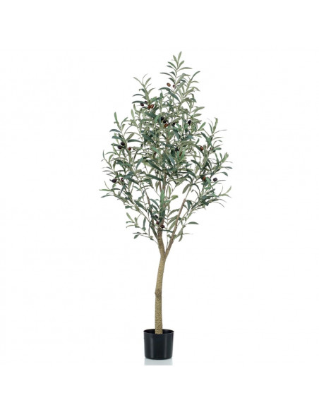 Emerald Ulivo Artificiale 140 cm in Vaso di Plastica